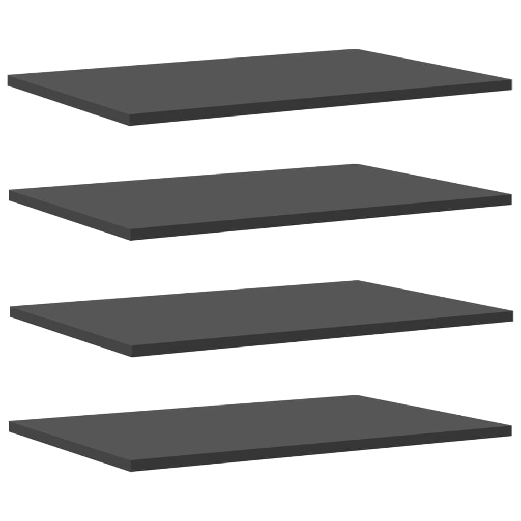 Bücherregal-Bretter 4 Stk. Weiß 40x10x1,5 cm Holzwerkstoff