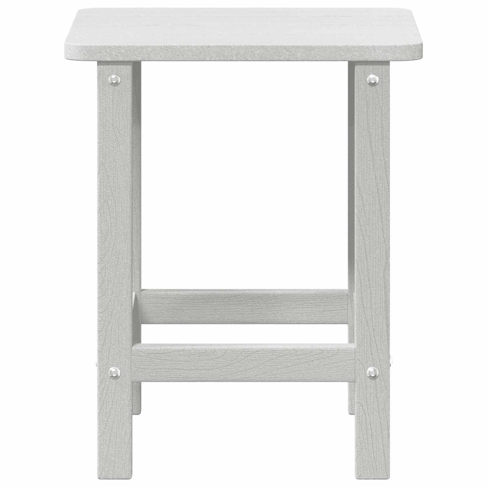 Beistelltisch Weiß 38 x 38 x 46 cm Polyethylen