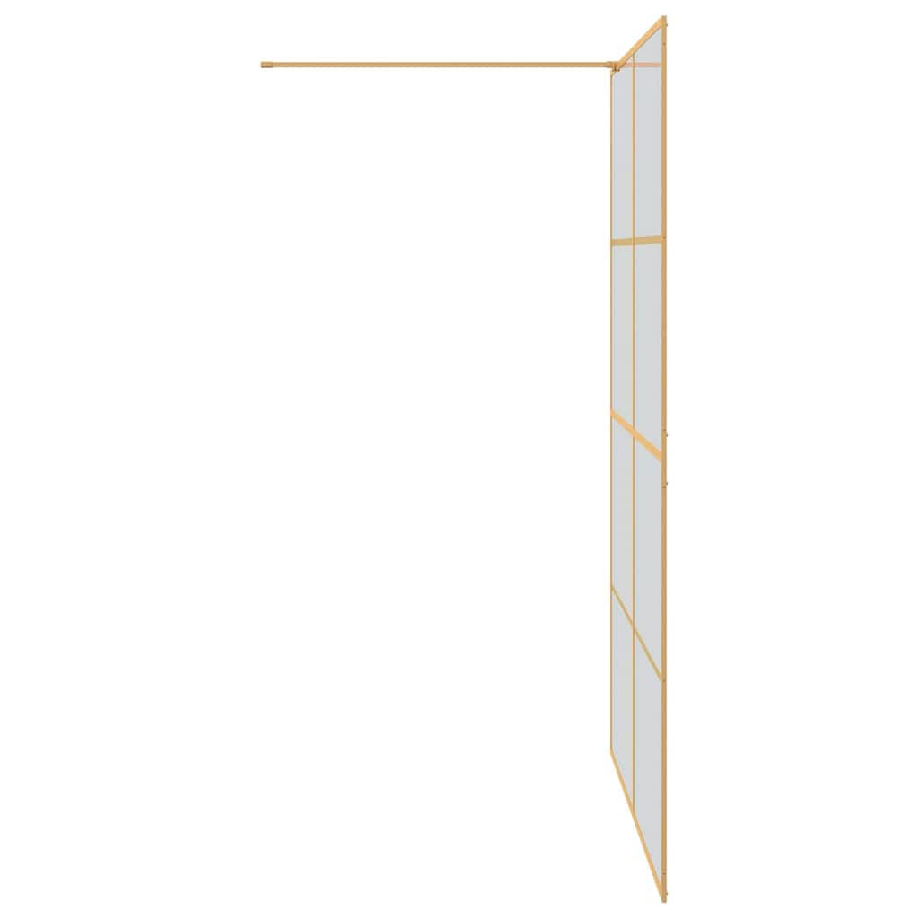 Duschwand für Begehbare Dusche mit Klarem ESG Glas 80x195 cm
