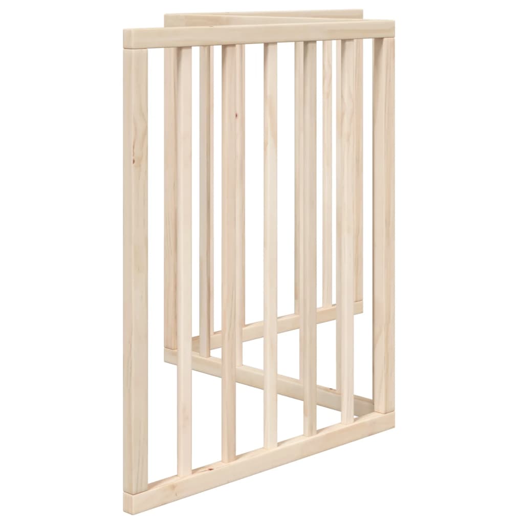 Hundegitter Faltbar 3 Paneele 150 cm Pappelholz
