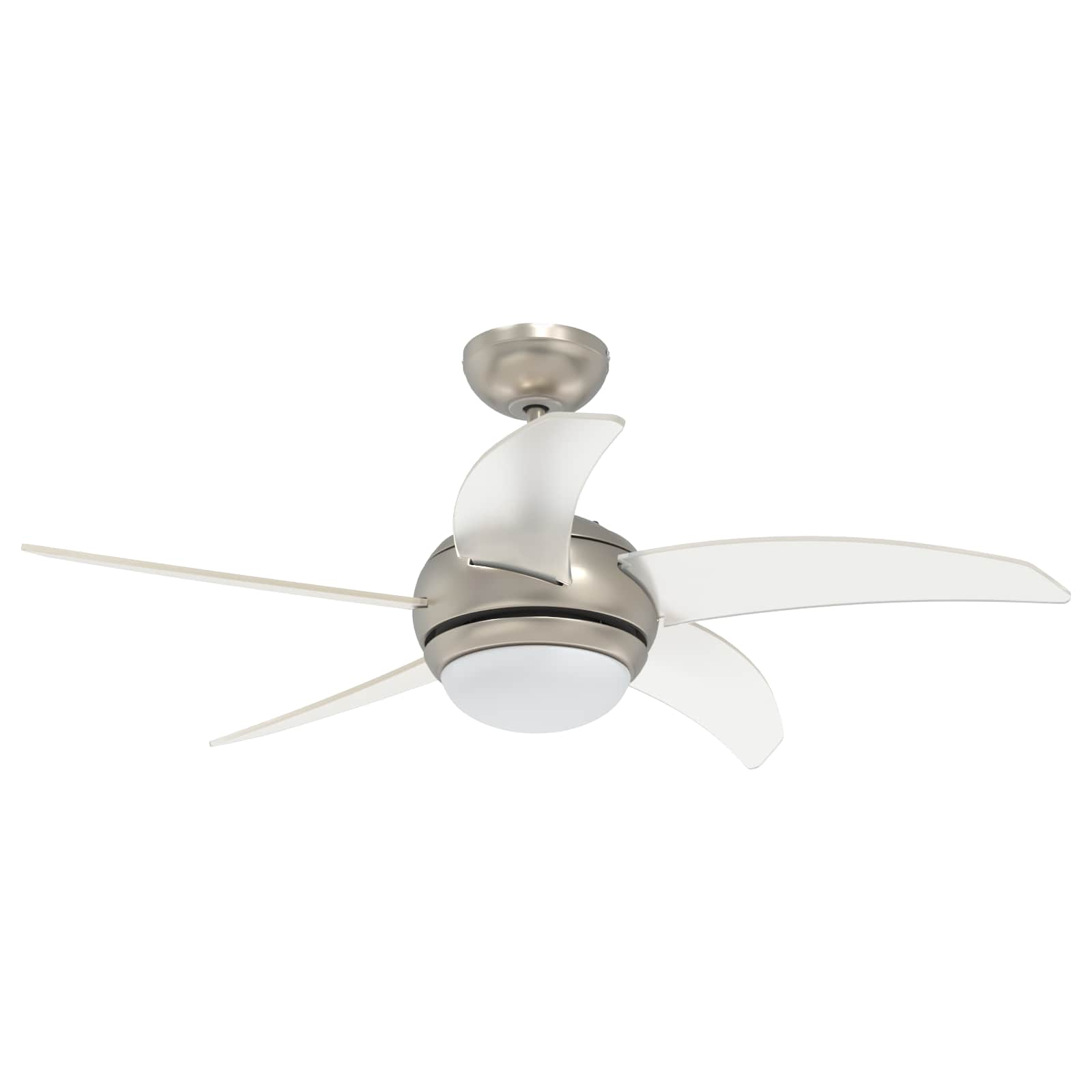 Deckenventilator mit Licht und Fernbedienung Ø 130 cm Weiß