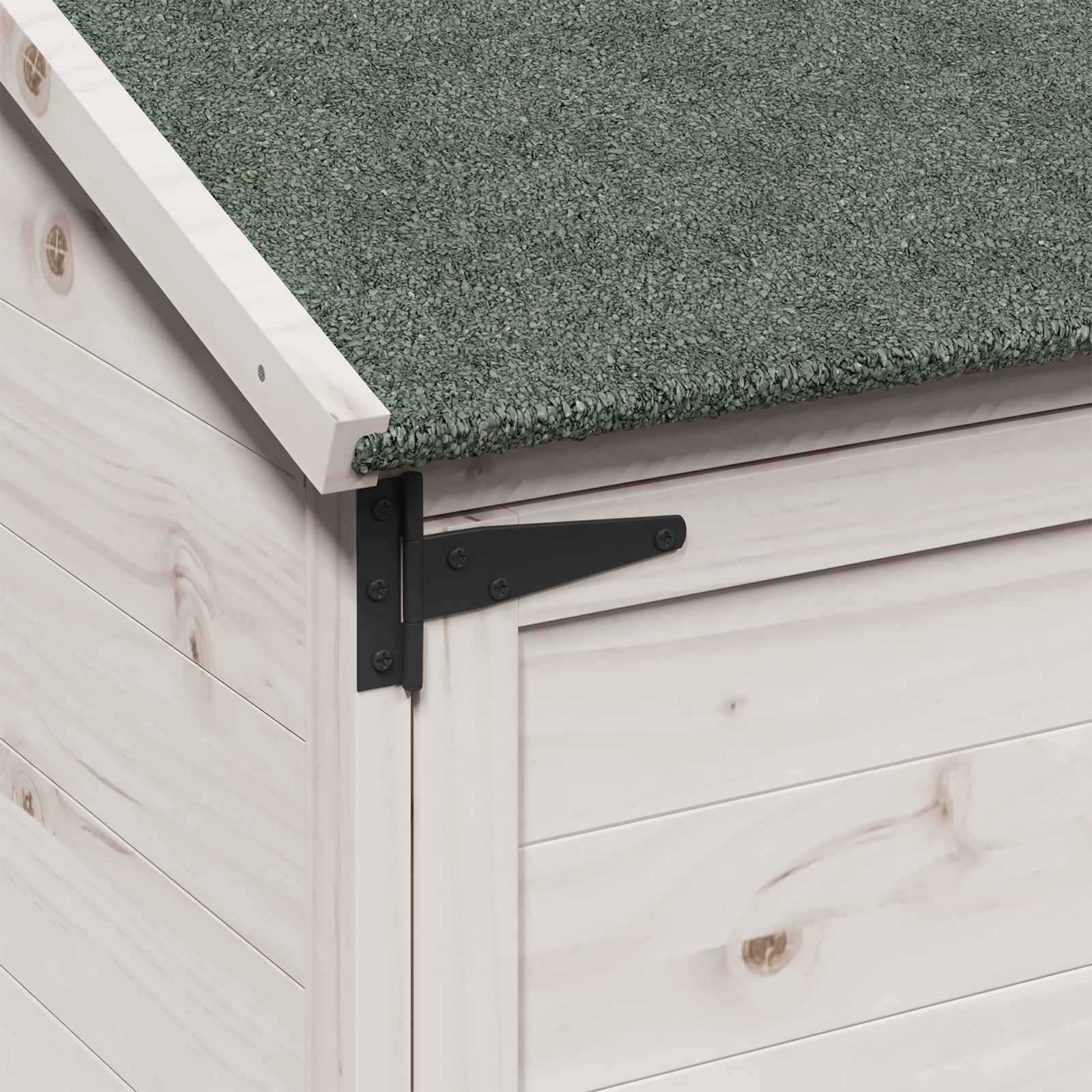 Gartenschuppen Natur 59 x 56 x 113,5 cm Massivholz aus Fichte