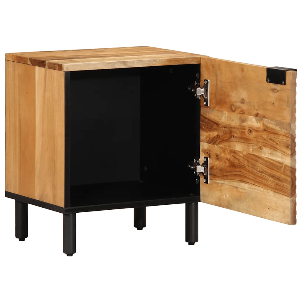 Nachttisch Braun 40x33x46 cm Massivholz Mango