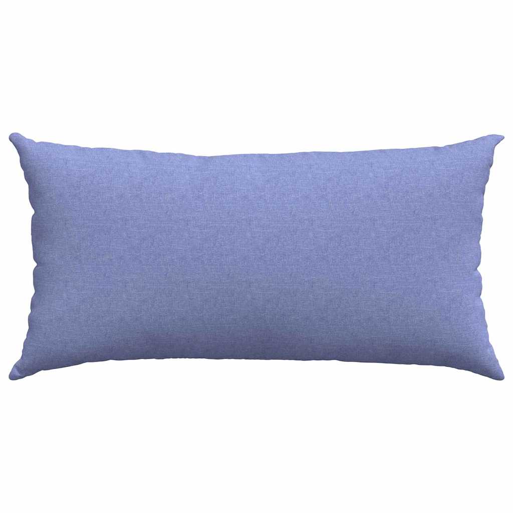 Sofakissen 2 pcs Hellgrau 50 x 30 cm Stoff