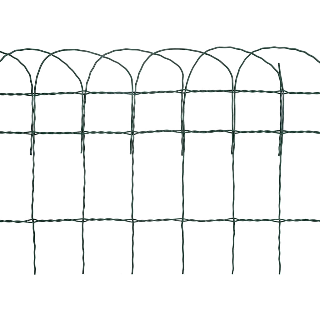 Beetzaun Pulverbeschichtetes Eisen 10x0,4 m