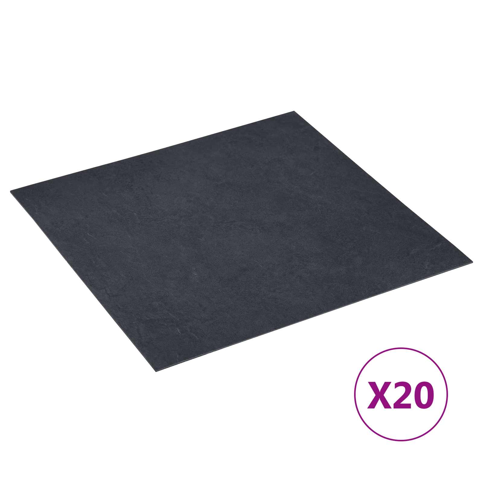 Selbstklebende Bodenplanken 30,5 x 30,5 cm 20 pcs PVC Betongrau