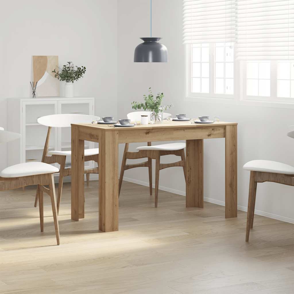 Esstisch Weiß 120x60x76 cm Holzwerkstoff