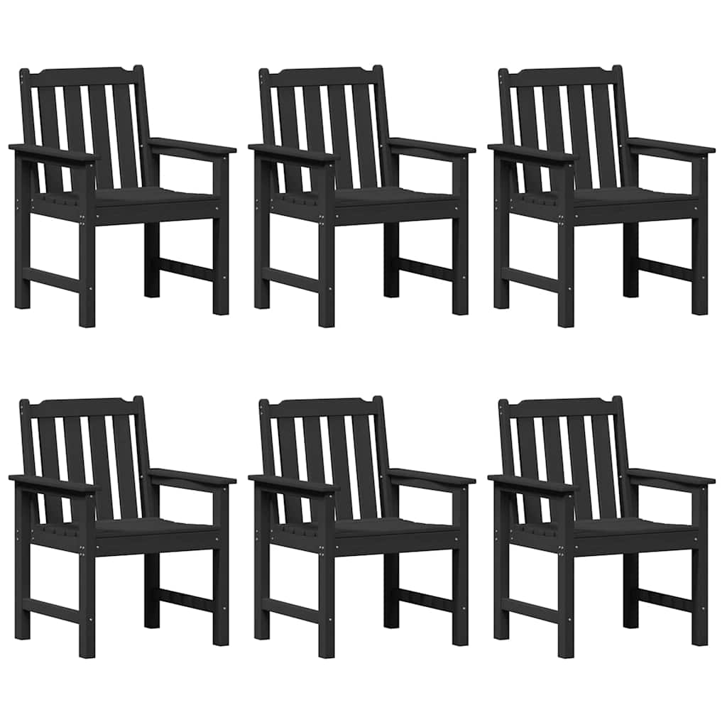 Gartenstuhl 4 pcs Weiß 65,5 x 59 x 88 cm Polyethylen