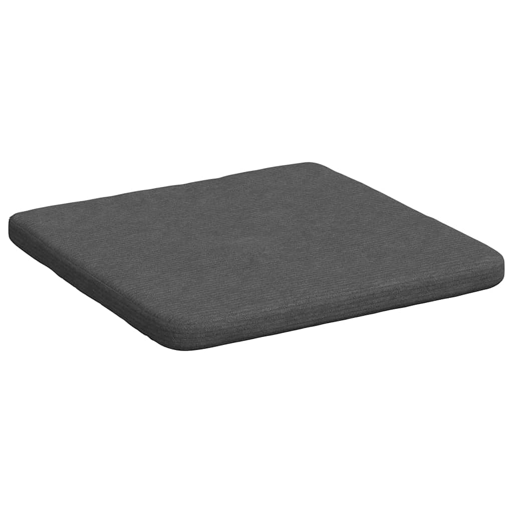 Sitzkissen 4 pcs Hellgrau 40 x 40 x 3 cm Cordstoff