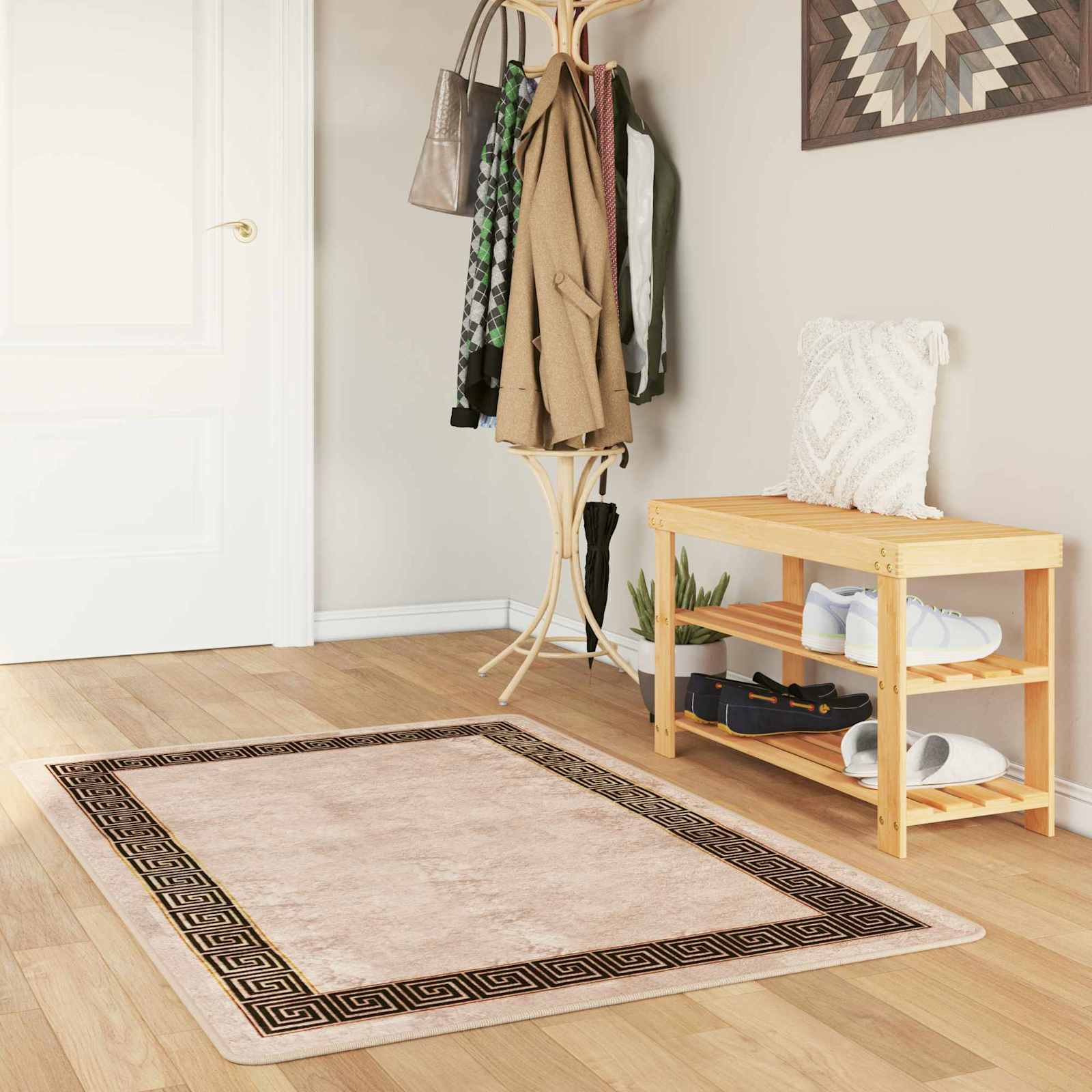 Teppich Waschbar Mehrfarbig 160x230 cm