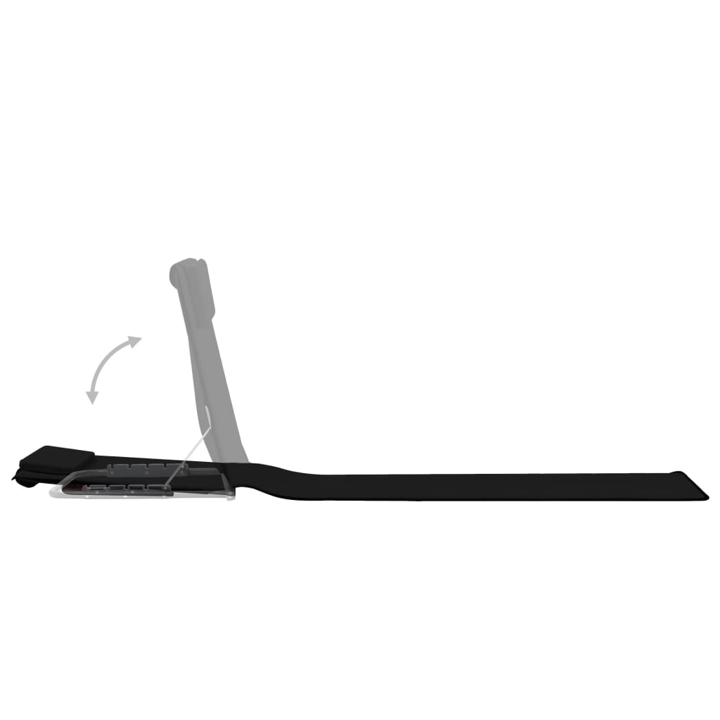 Klappbare Strandmatte 2 Stk. Stahl und Stoff Blau