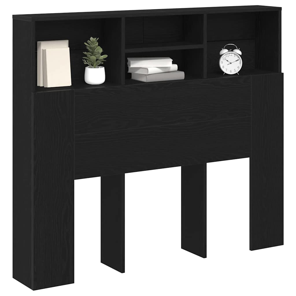 Bett-Kopfteil mit Ablagen Weiß 100x19x103,5 cm