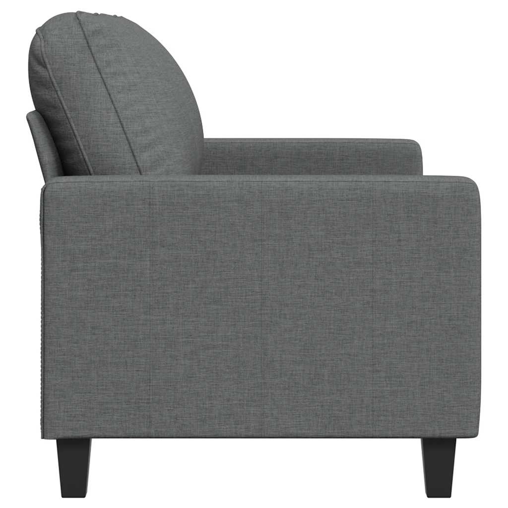 3-Sitzer-Sofa Hellgrau 180 cm Stoff