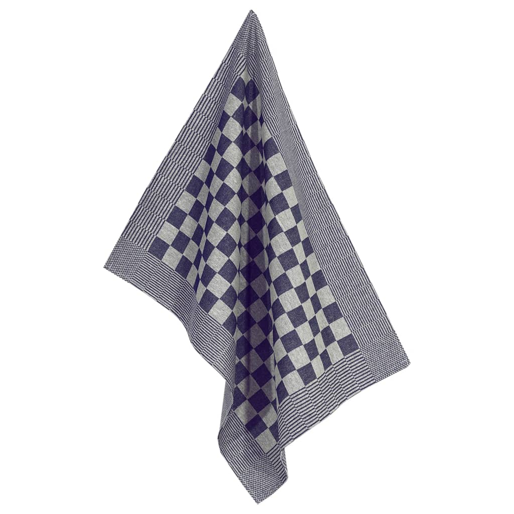 10-tlg. Handtuch-Set Schwarz und Grau Baumwolle