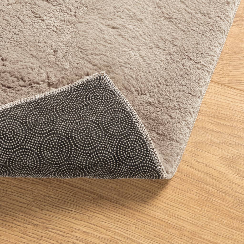 Teppich HUARTE Kurzflor Weich und Waschbar Anthrazit 60x110 cm