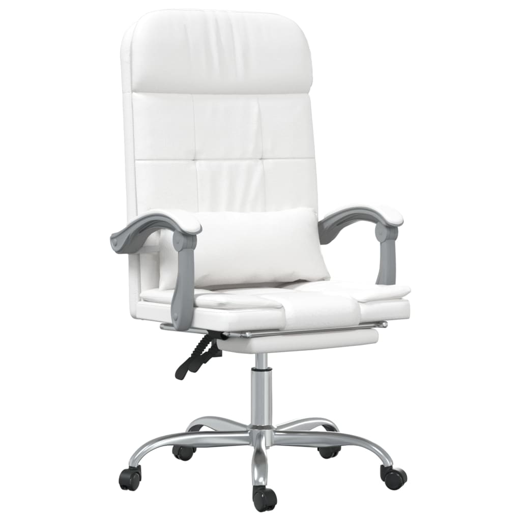 Bürostuhl mit Massagefunktion Schwarz Kunstleder