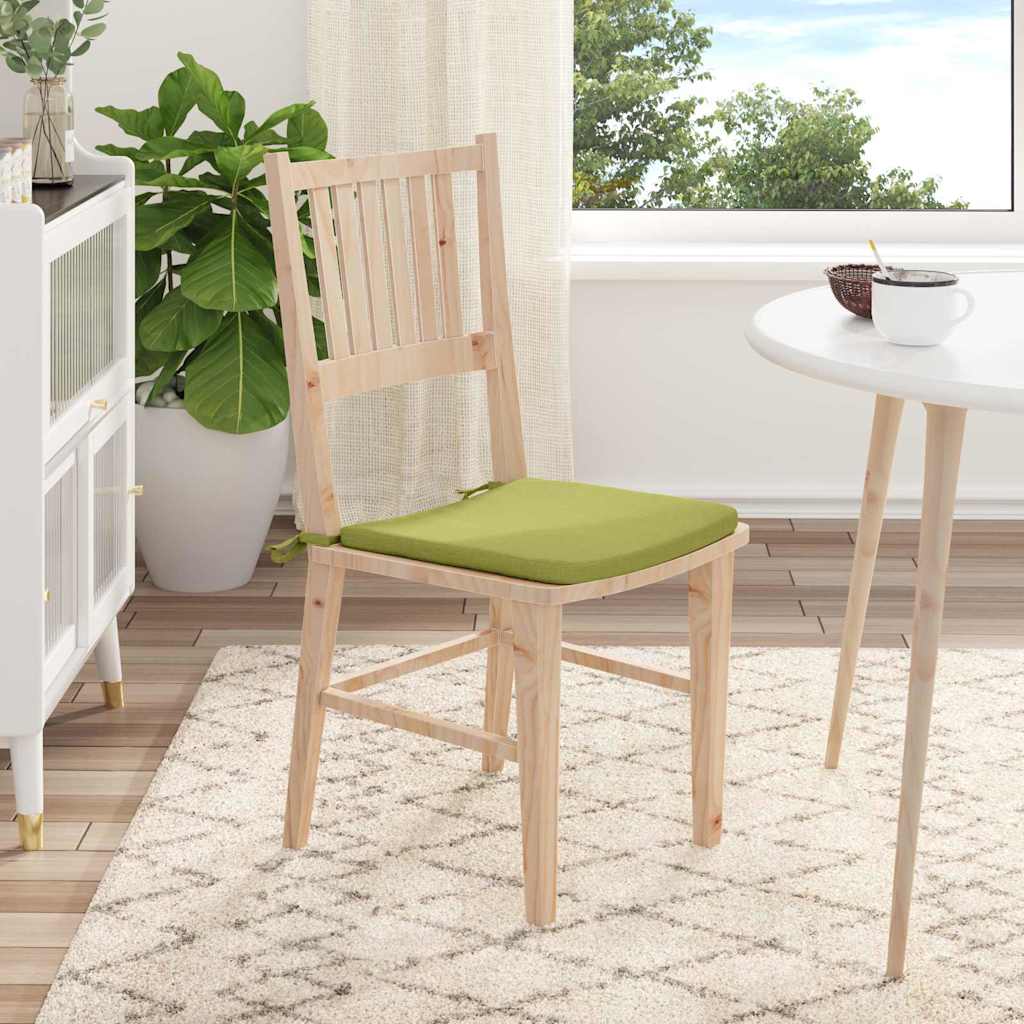 Sitzkissen 4 pcs Hellgrau 40 x 40 x 3 cm Stoff