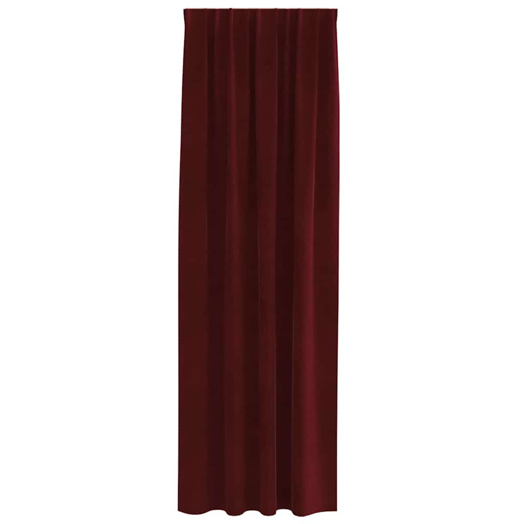 Verdunkelungsvorhänge 2 pcs Schwarz 140 x 140 cm Samt
