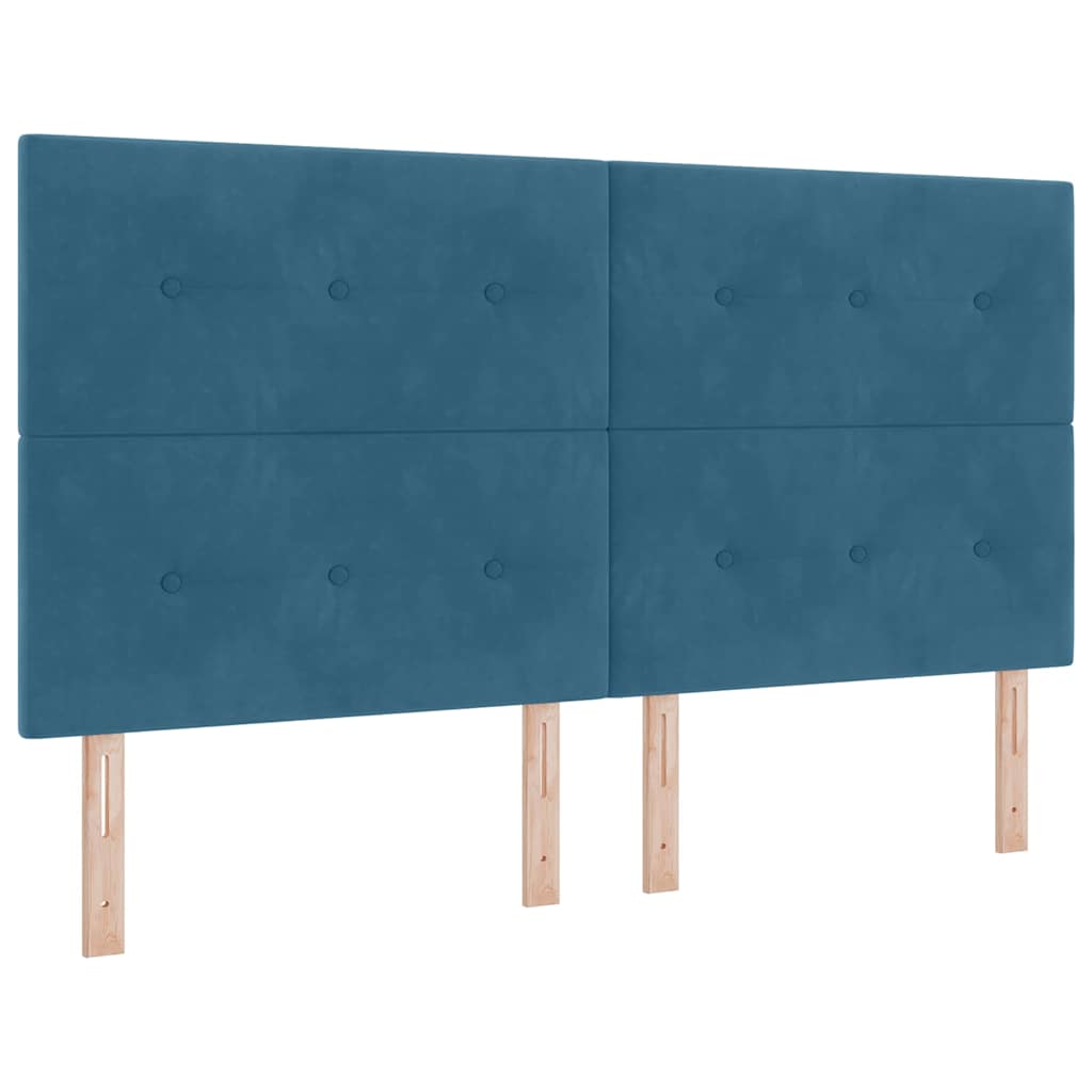 Kopfteil Hellgrau 80 cm Samt
