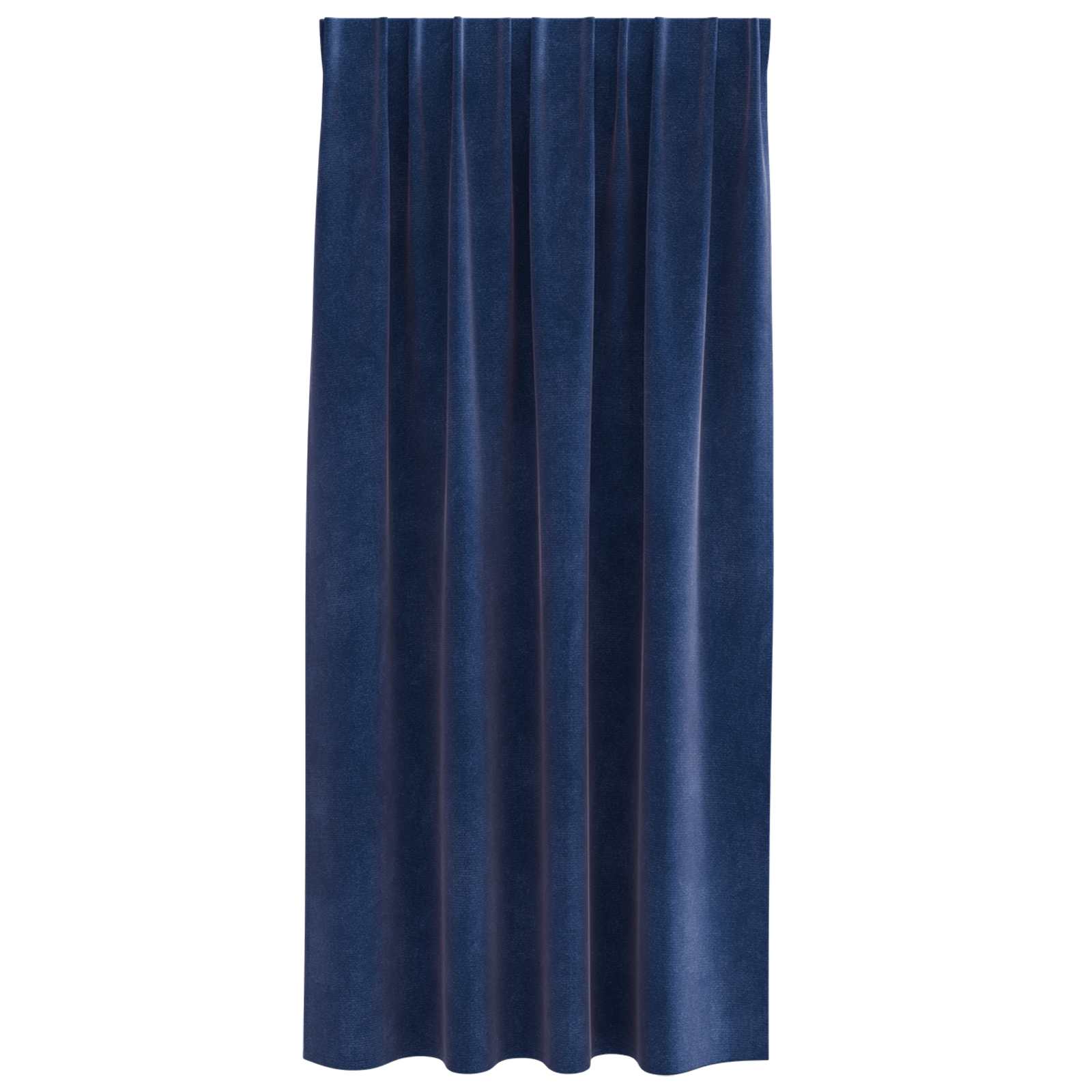 Verdunkelungsvorhänge 2 pcs Schwarz 140 x 140 cm Samt