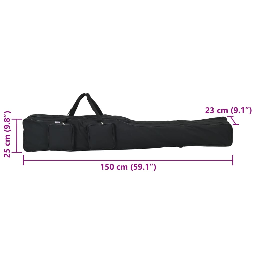 Angelrutentasche Grün Tarnfarben 150 cm Oxford-Gewebe