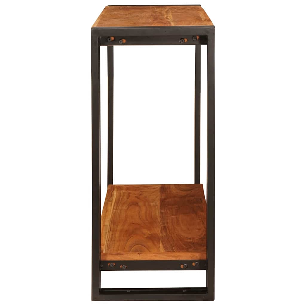 Konsolentisch Braun 120 x 33 x 75 cm Massivholz Akazie
