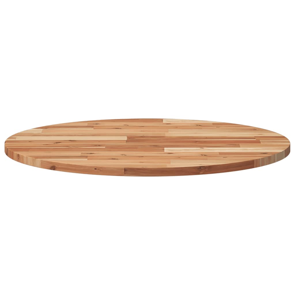 Tischplatte Rund Ø40x2 cm Massivholz Akazie