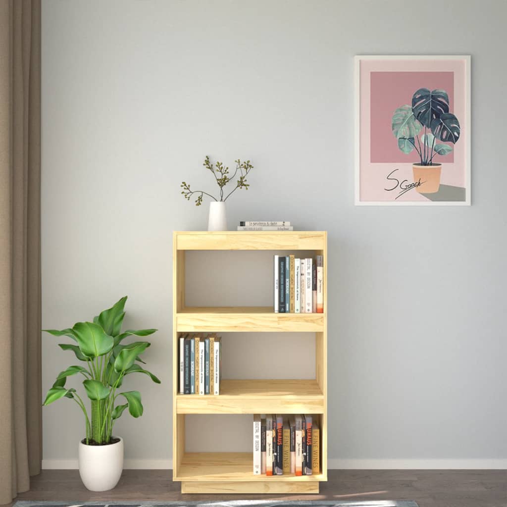 Bücherregal 40x35x71 cm Massivholz Kiefer