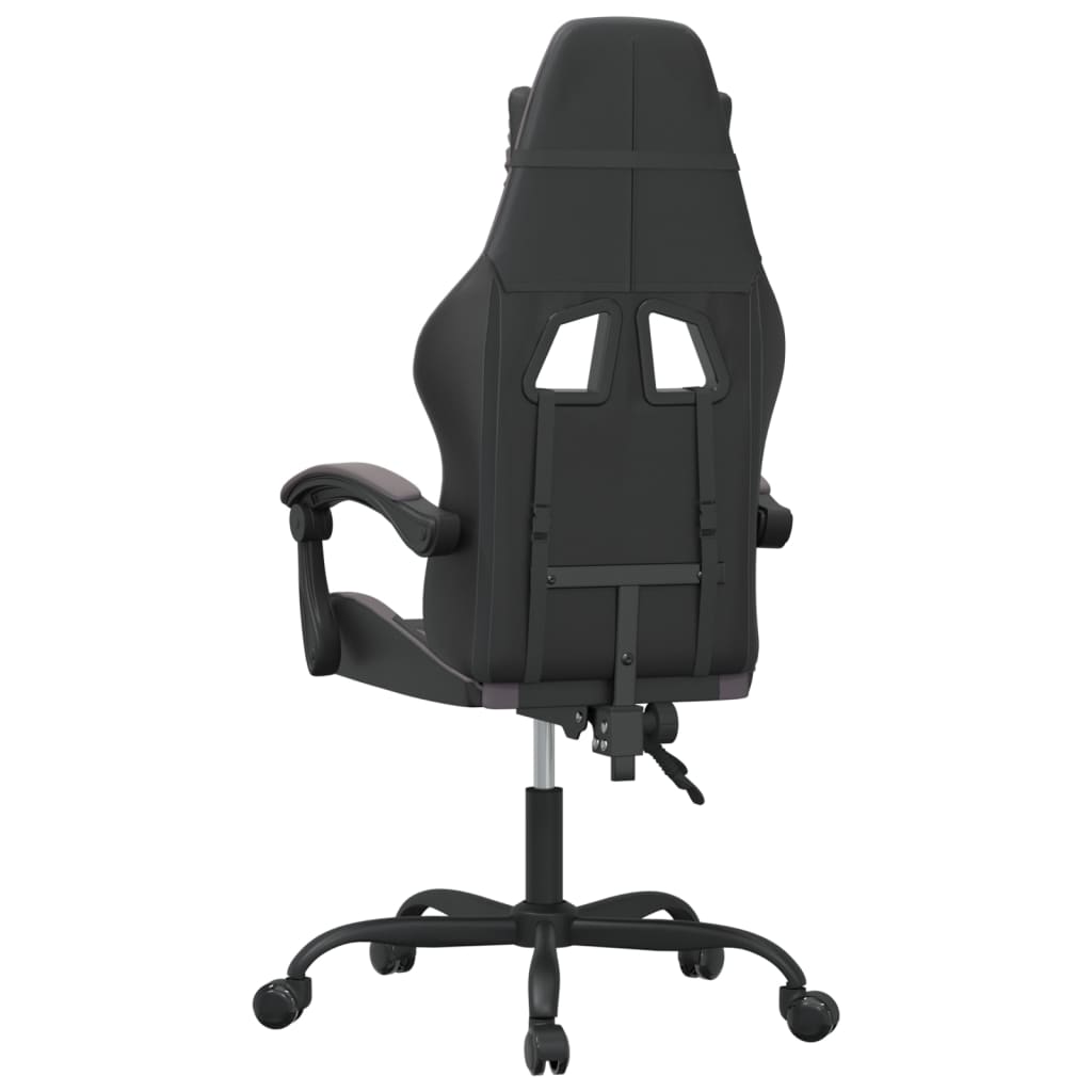 Gaming-Stuhl Schwarz und Golden Kunstleder