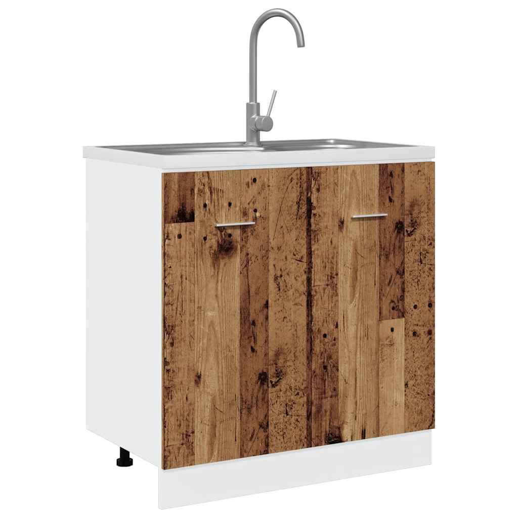 Unterschrank Lyon Weiß 60x46x81,5 cm Holzwerkstoff
