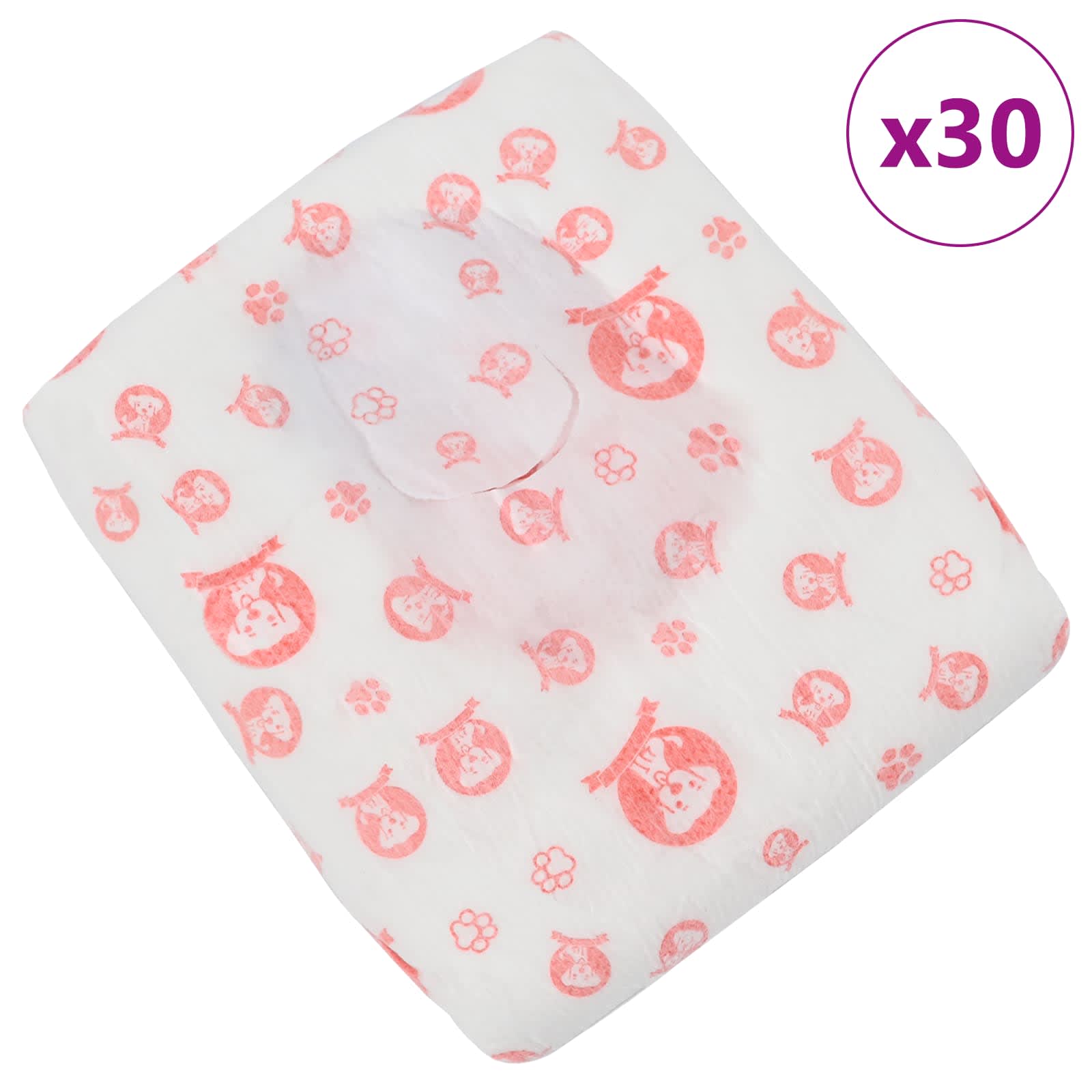 Einweg-Hundewindel für Rüden 30 pcs Weiß XS