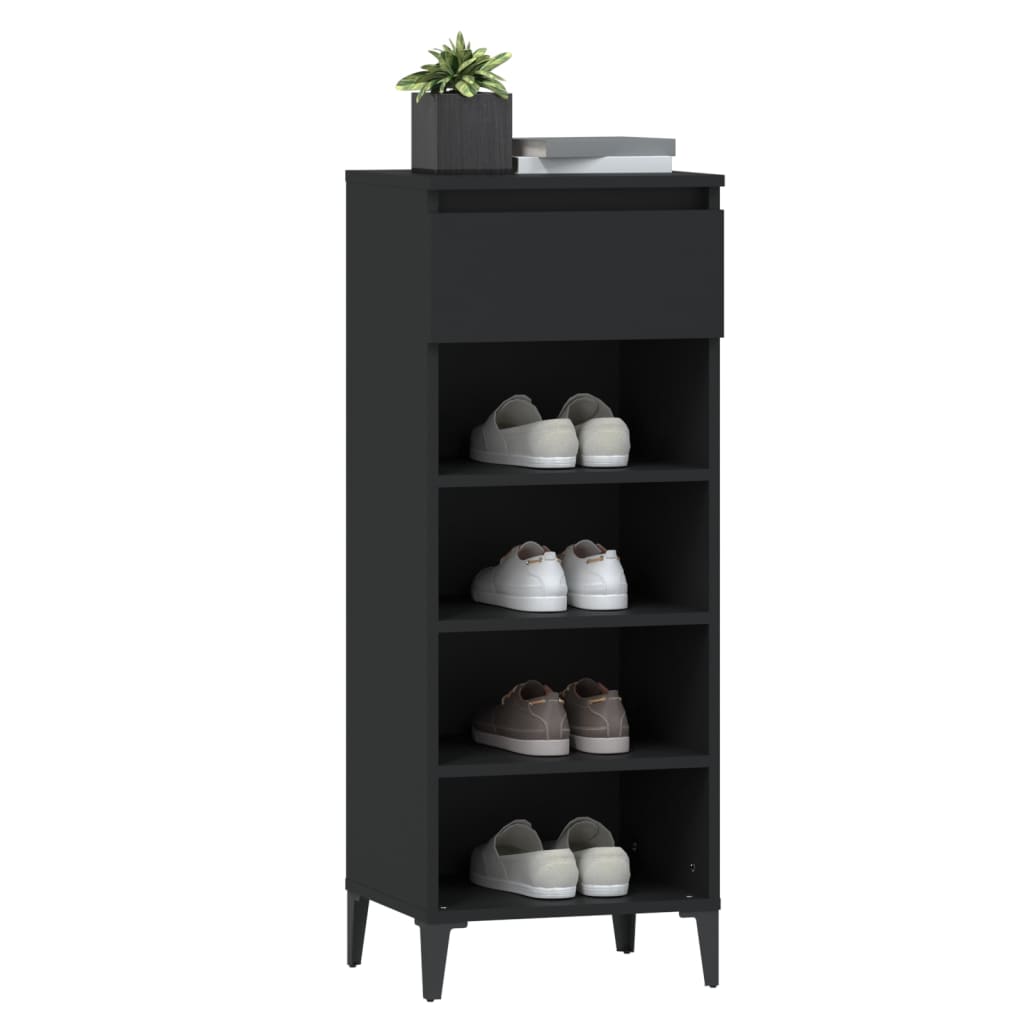 Schuhregal Weiß 40x36x105 cm Holzwerkstoff
