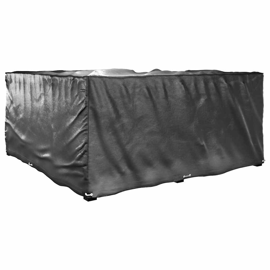 Gartenmöbel-Abdeckungen 2 Stk. L-Form 12 Ösen 250x250x90 cm