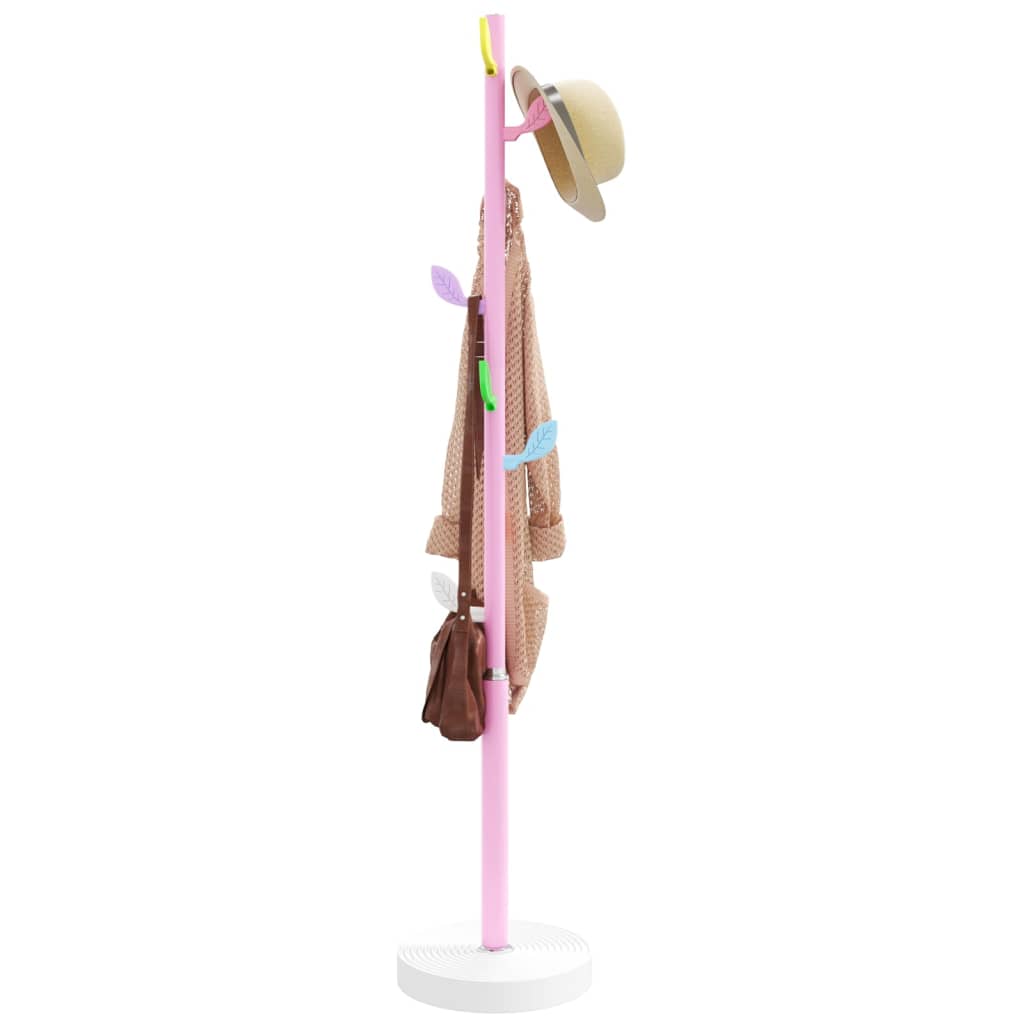 Garderobenständer Weiß 172 cm Pulverbeschichtetes Eisen