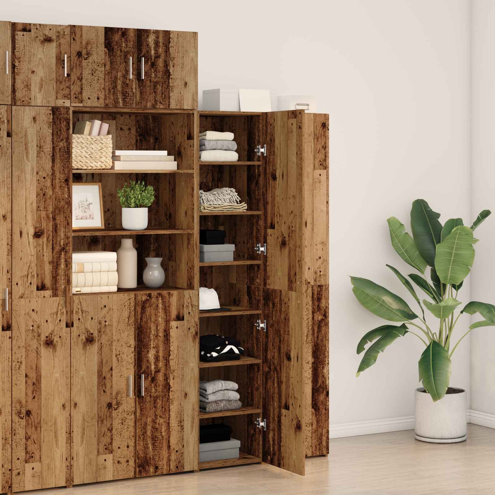 Highboard Artisan-Eiche 40 x 42,5 x 185 cm