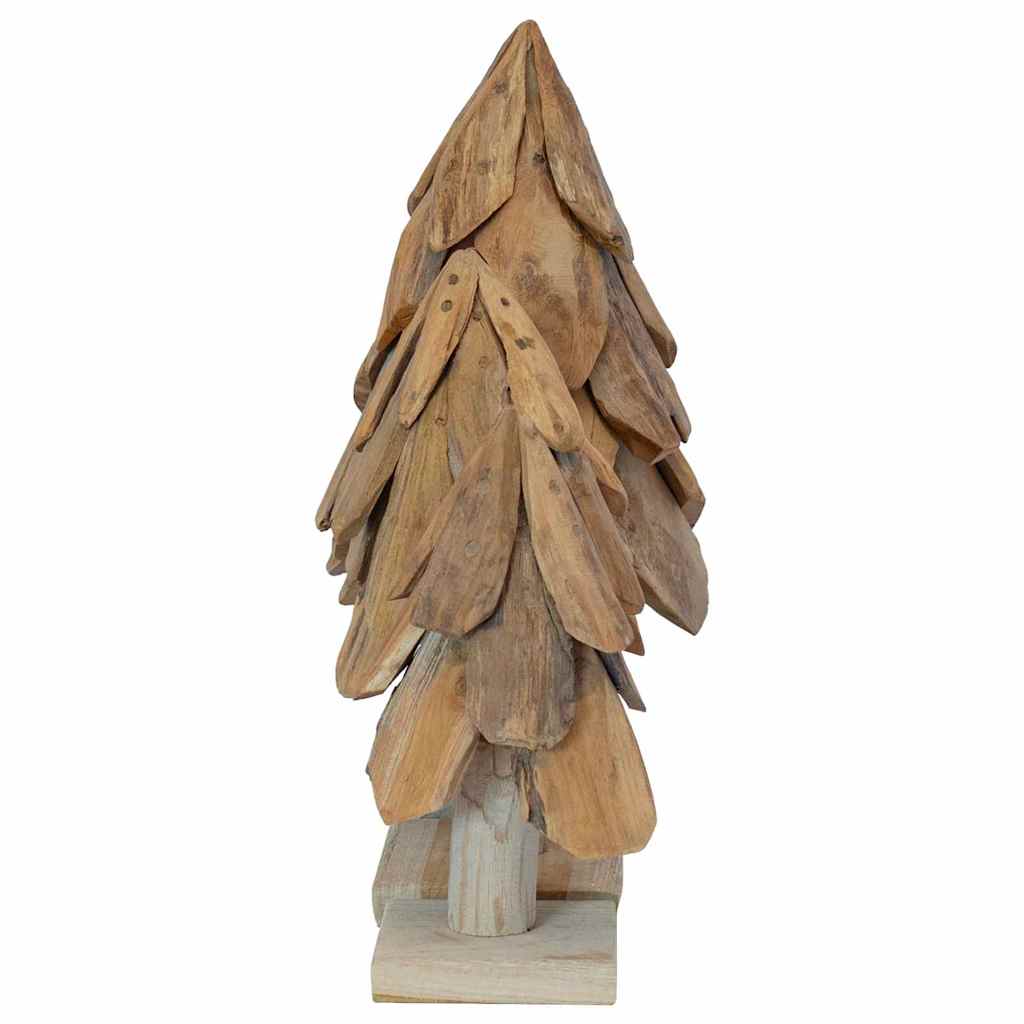 Weihnachtsbaum mit Ständer Braun 61 cm Massivholz Teak