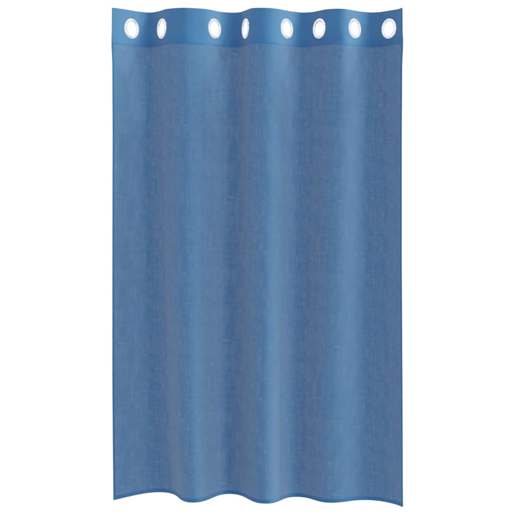 Voile Vorhänge mit Ösen 2 Stk. Apfelgrün 140x140 cm