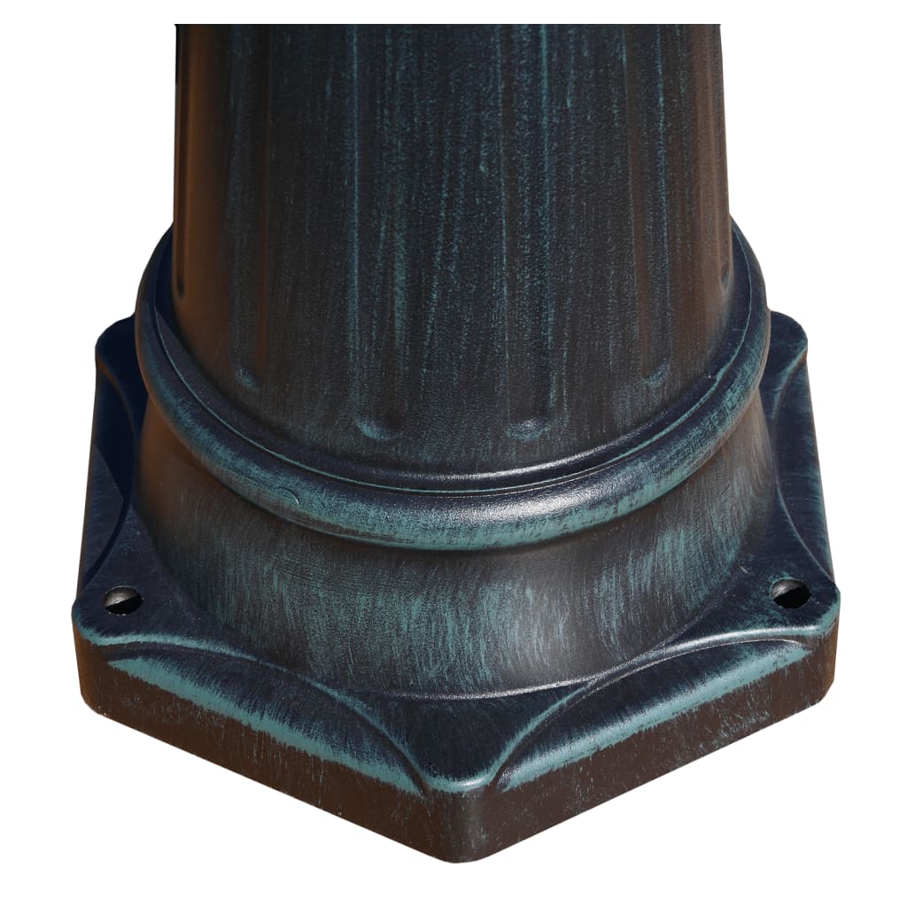 Gartenlaterne 3-flammig 215 cm Weiß Aluminium
