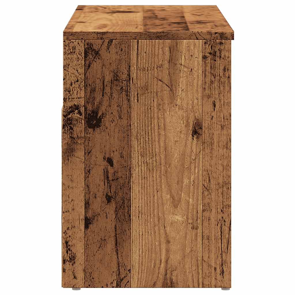 Schuhbank Weiß 60x30x45 cm Holzwerkstoff