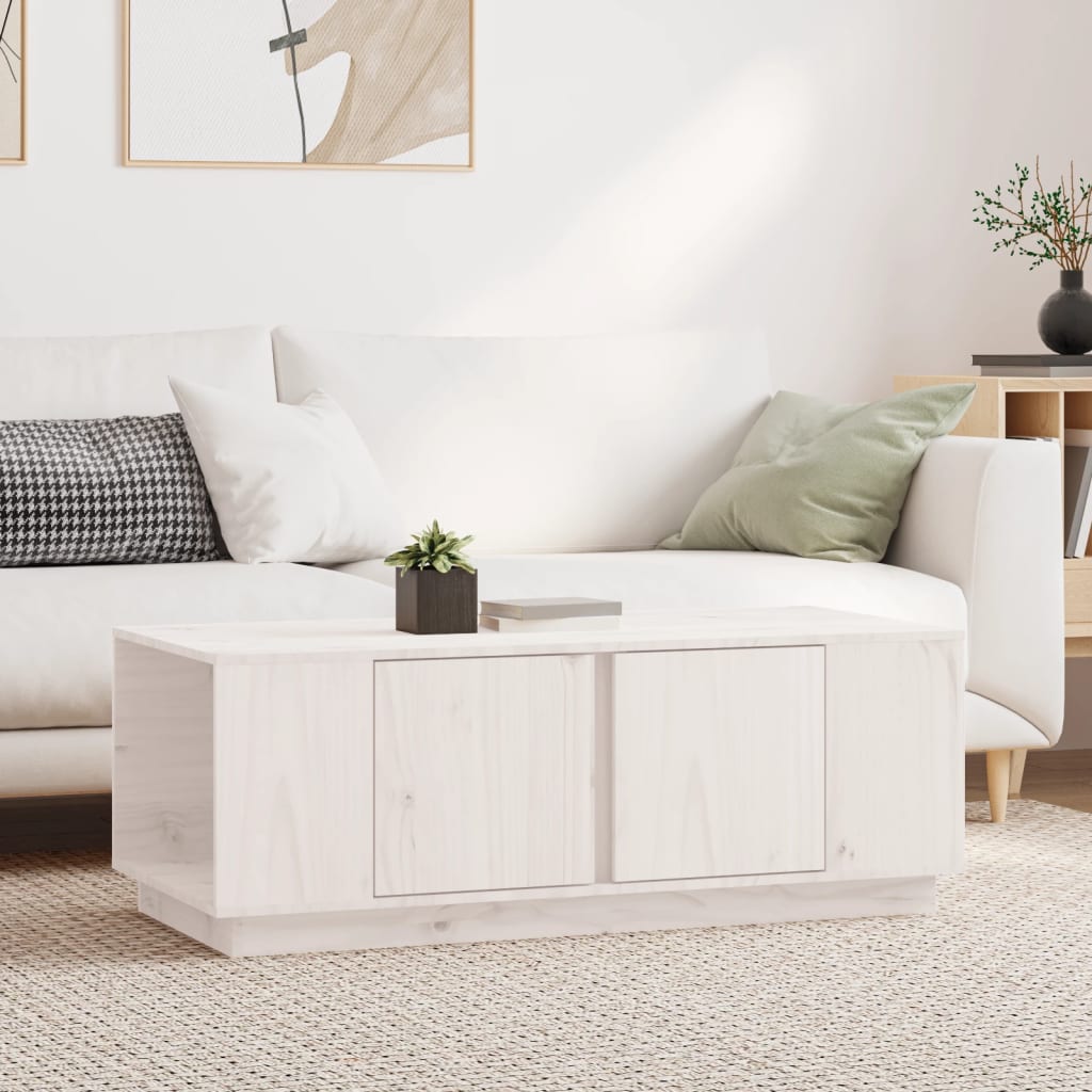 Couchtisch 110x50x40 cm Massivholz Kiefer