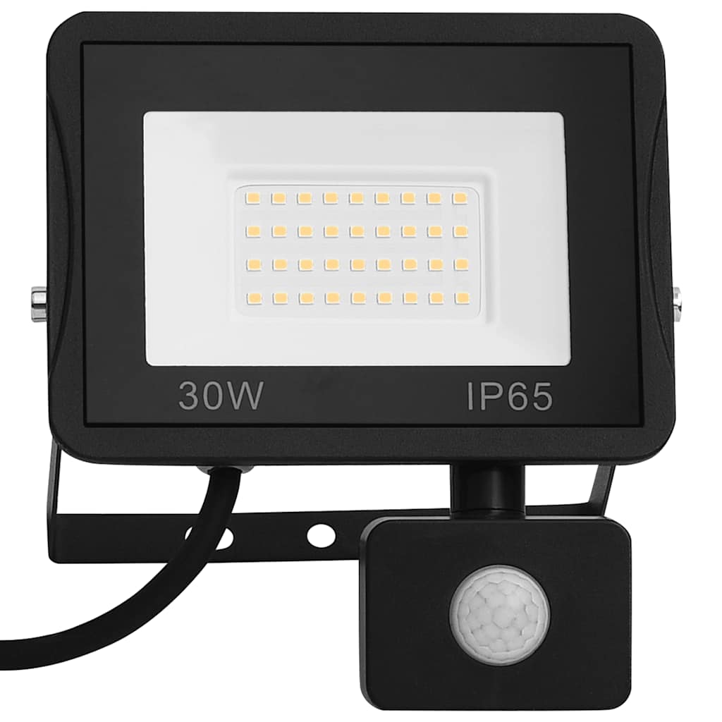 LED-Fluter mit Sensor 10W Warmweiß