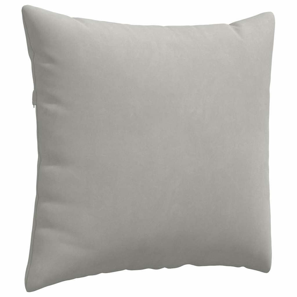 Sofakissen 2 Stück Taupe 50 x 30 cm Stoff