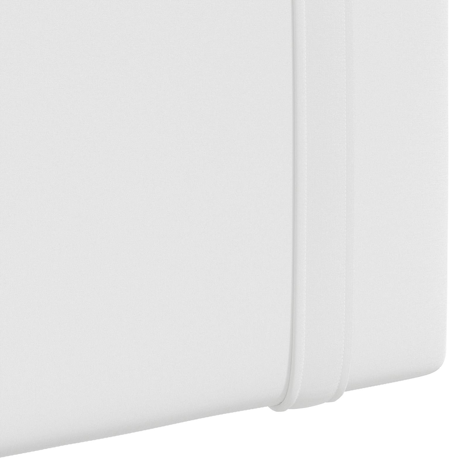 Hängendes Kopfteil Mit LED Licht Wolkengrau Stoff