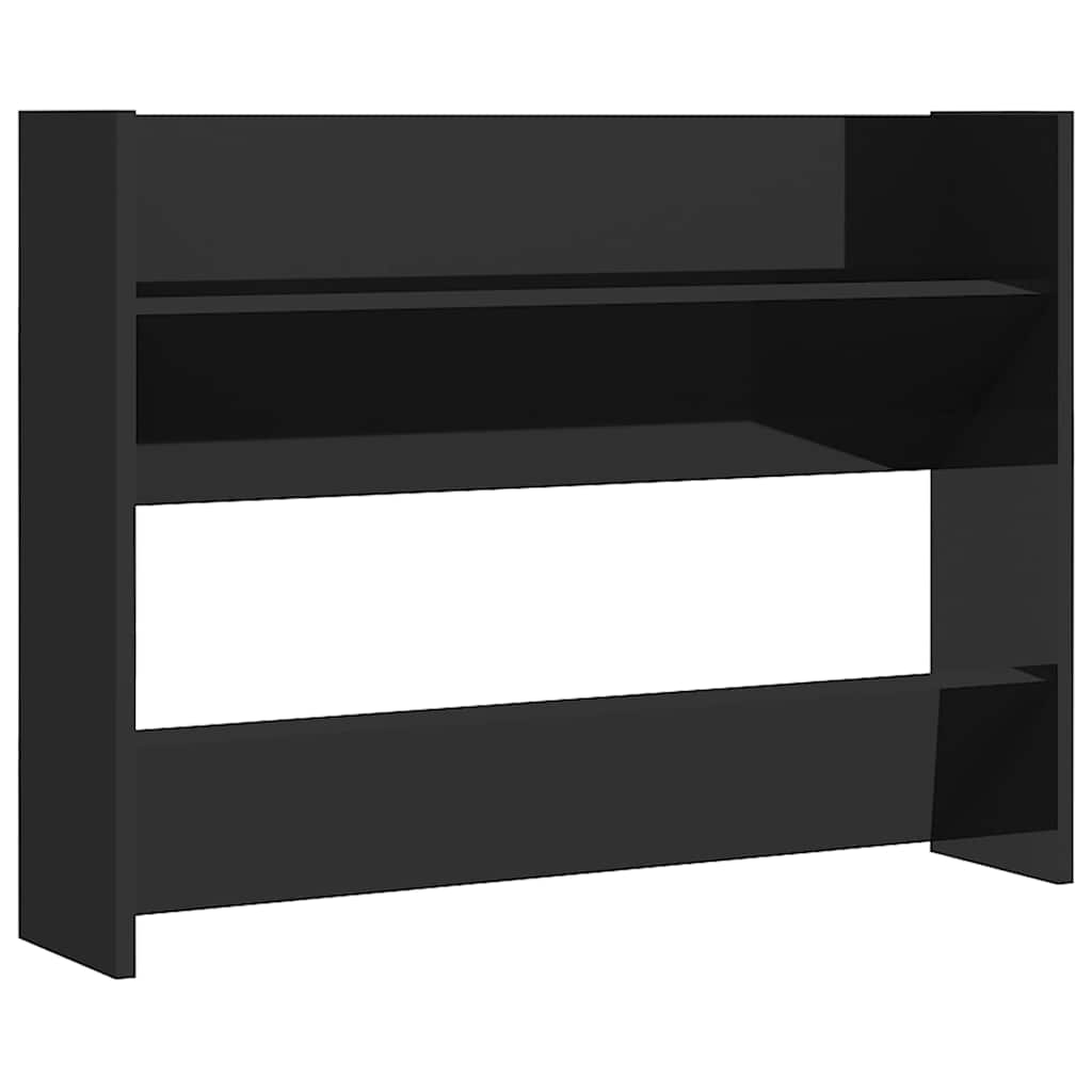 Wand-Schuhschränke 4 Stk. Weiß 60x18x60 cm Holzwerkstoff