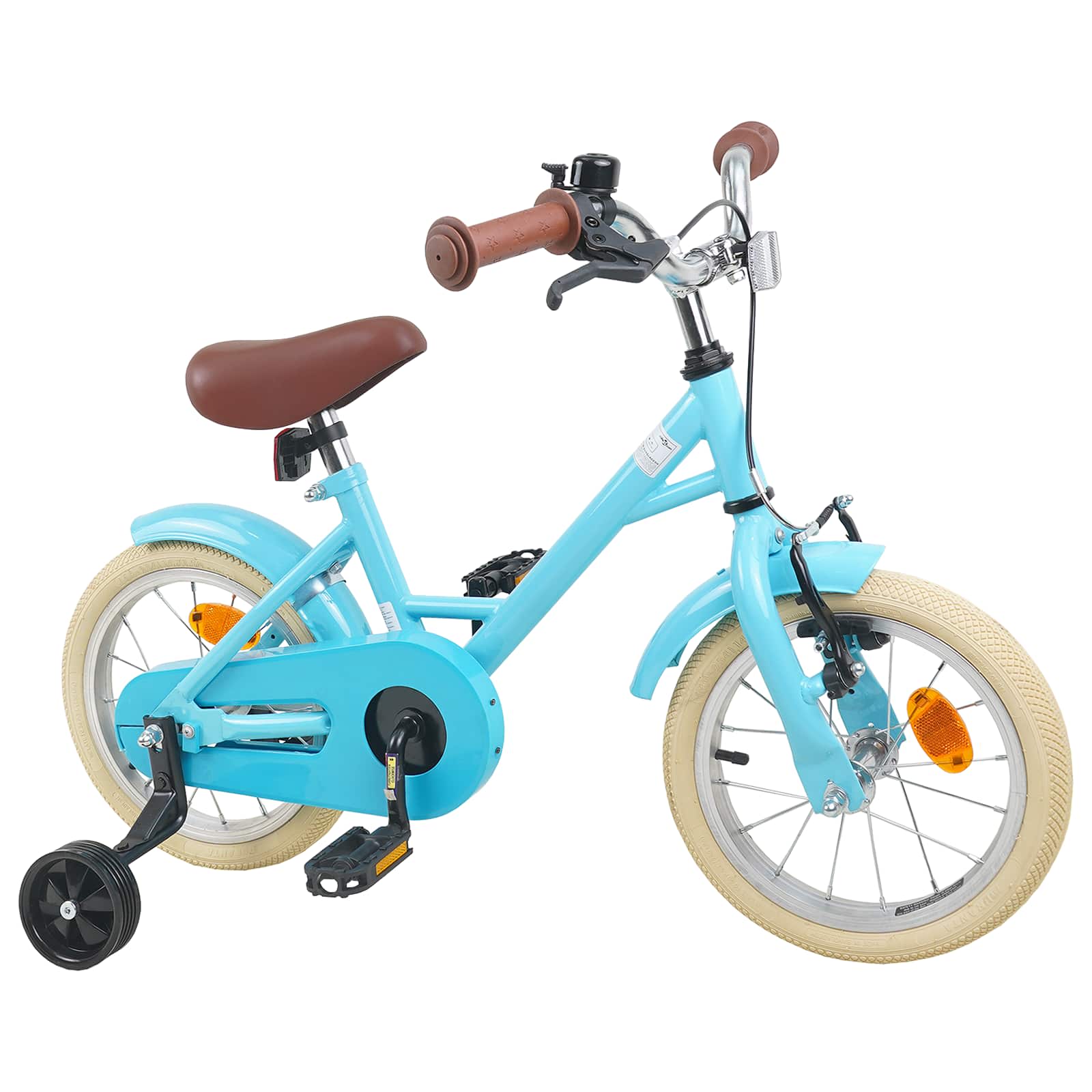 Kinderfahrrad 12 Zoll für 2-4 Jahre alt Hellrosa
