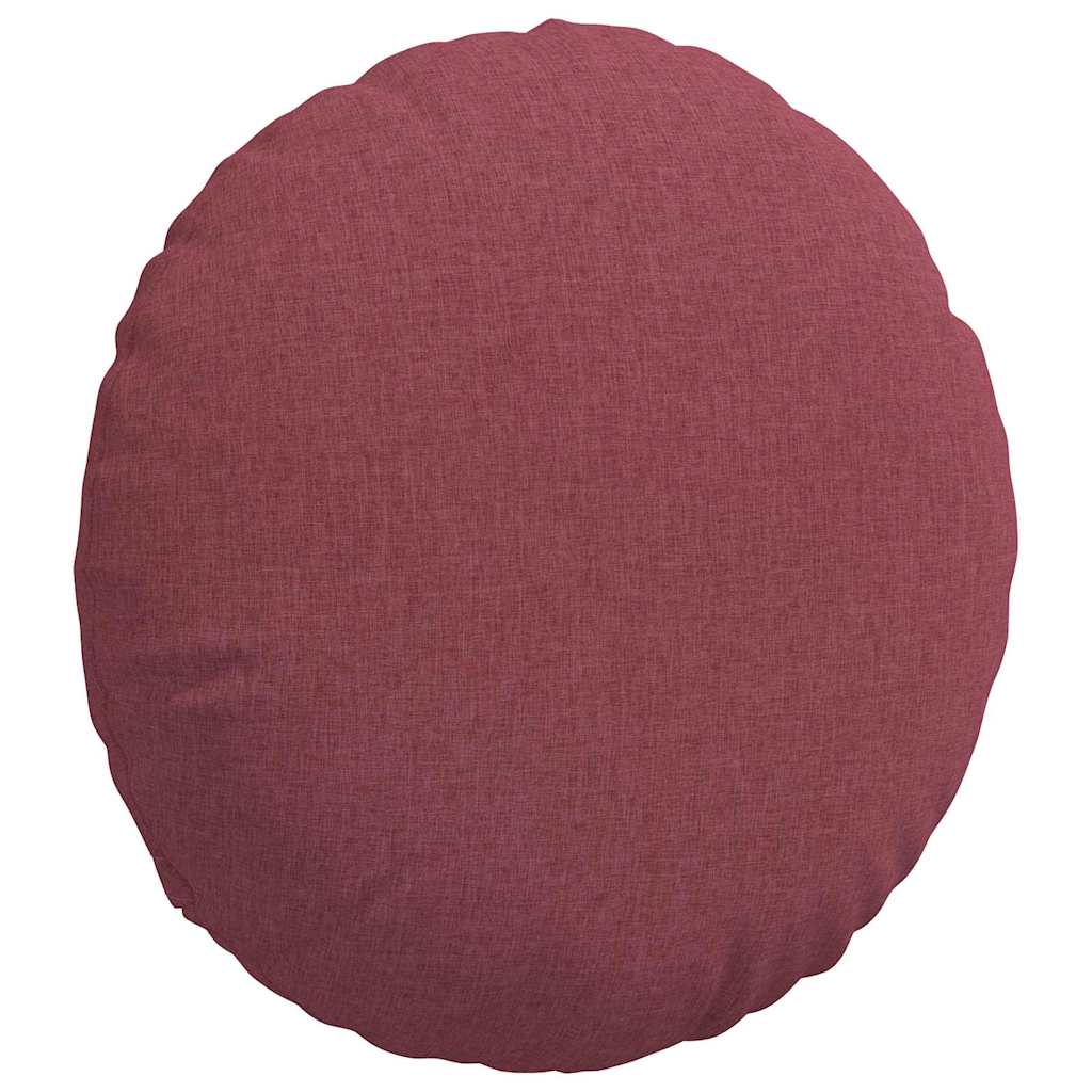Sitzkissen 2 pcs Hellgrau Ø30 x 13 cm Stoff