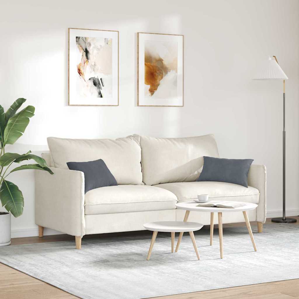 Sofakissen 2 Stück Blau 50 x 30 cm Cordstoff