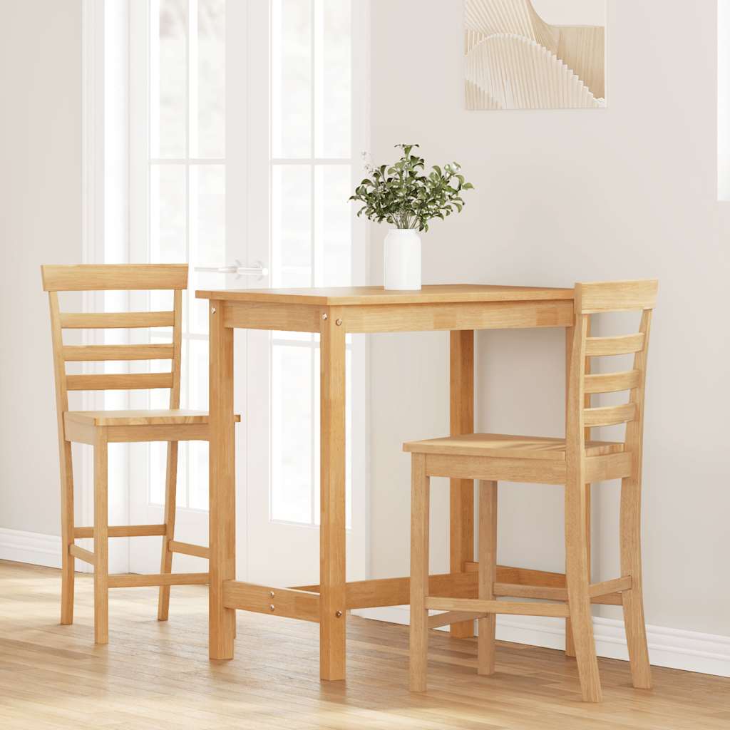 Barhocker 2 Stk. Weiß Stoff