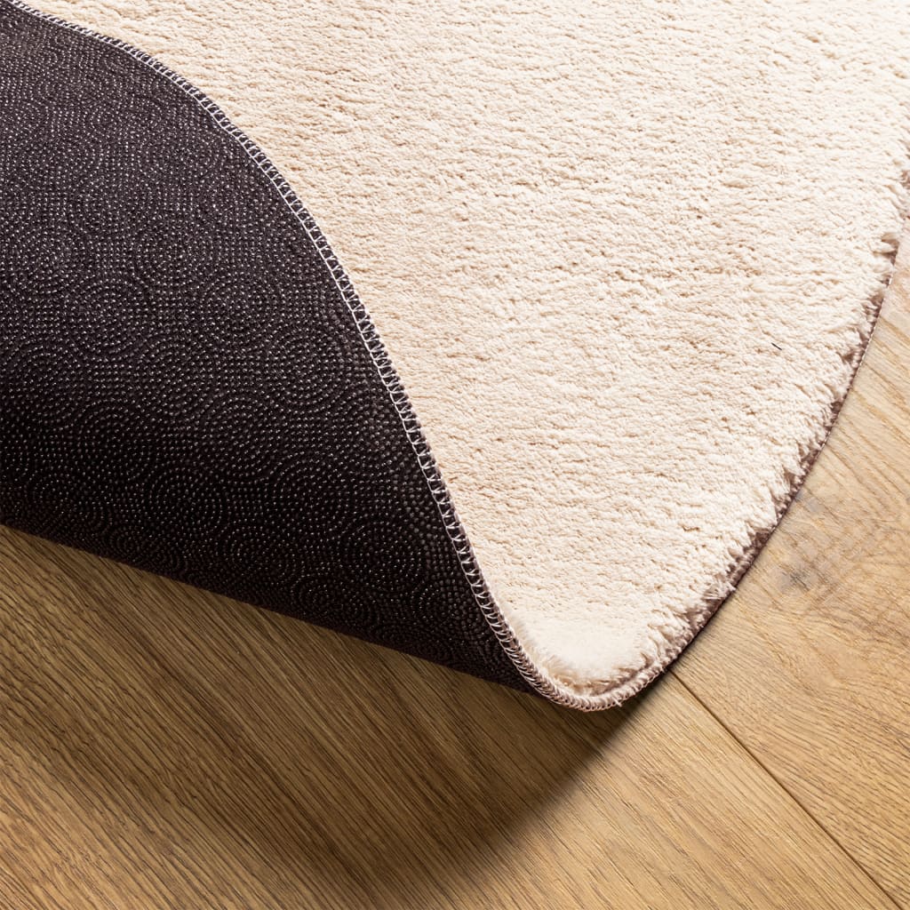 Teppich HUARTE Kurzflor Weich und Waschbar Anthrazit 60x110 cm