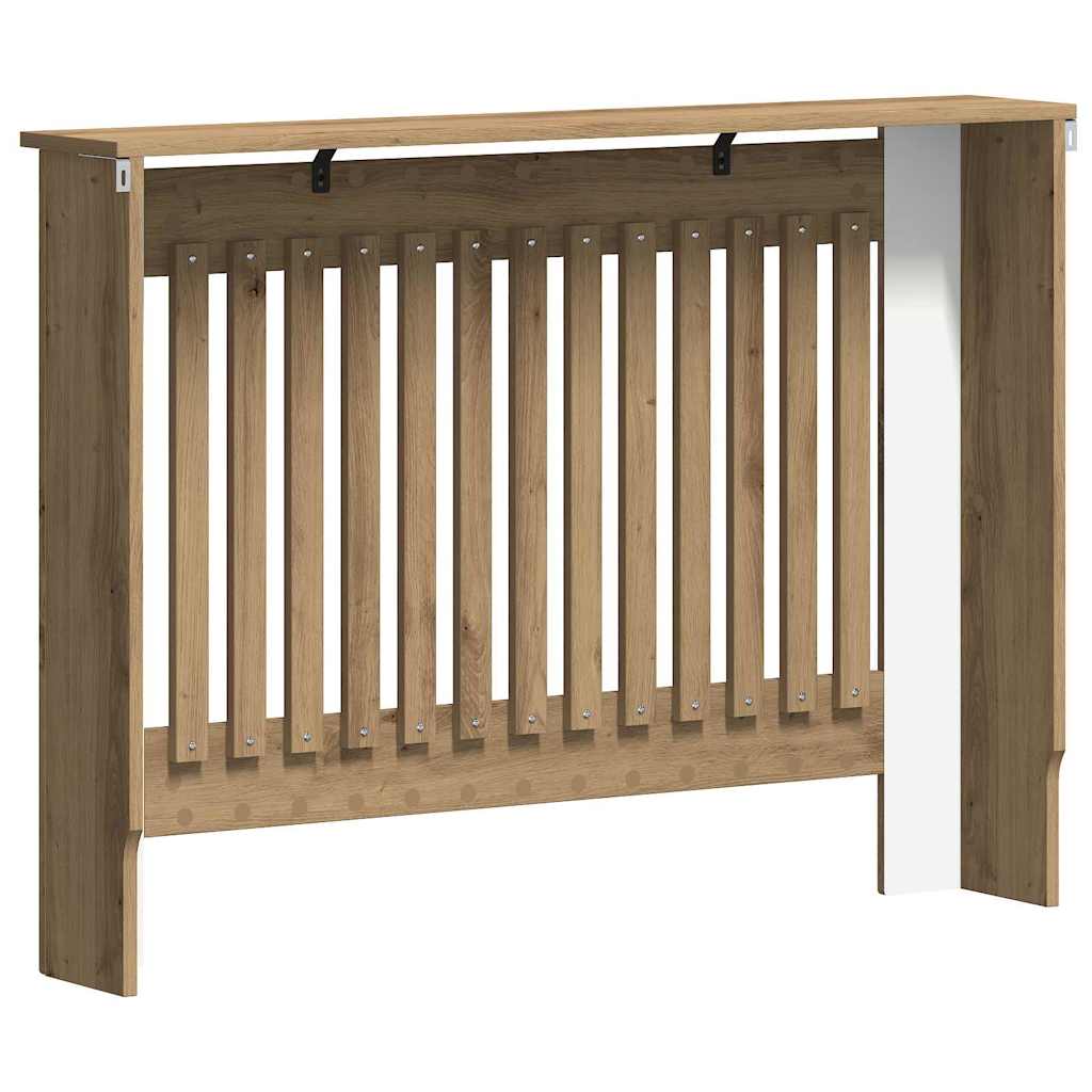 Holzwerkstoff Heizkörper-Abdeckung Heizkörperverkleidung 112 cm, weiß